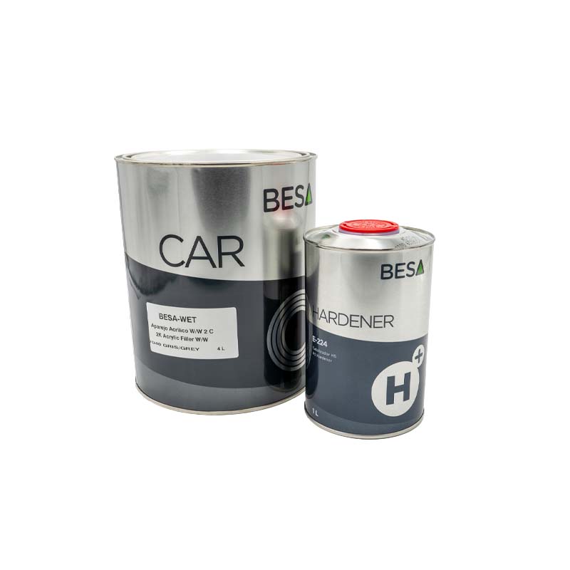 Aparejo Acrílico Gris W/W 2C BESA-WET Besa 4L