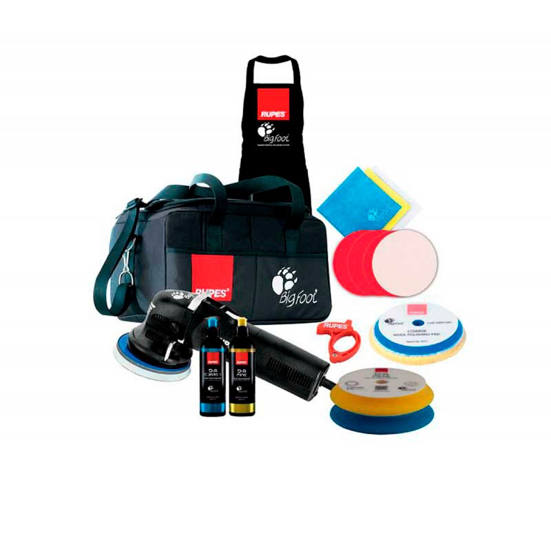Kit Pulidora orbital aleatoria eléctrica DUETTO LHR12E/DLX Rupes