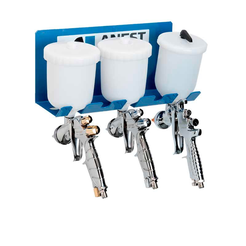 Soporte Magnético para tres Pistolas de Gravedad Iwata